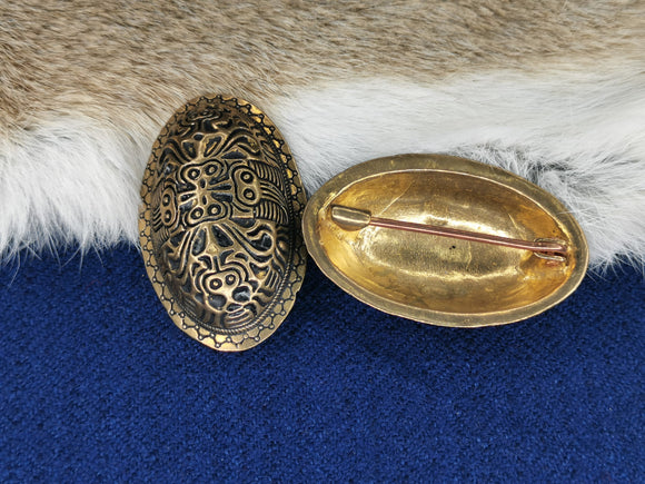 Ovalfibel, Gewandschließe Wikingerzeit aus Finnland