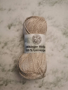 Leinengarn Natur Beige